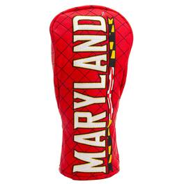 Team Golf - Maryland Terrapins Quilted Fairway Headcover - Multicolor