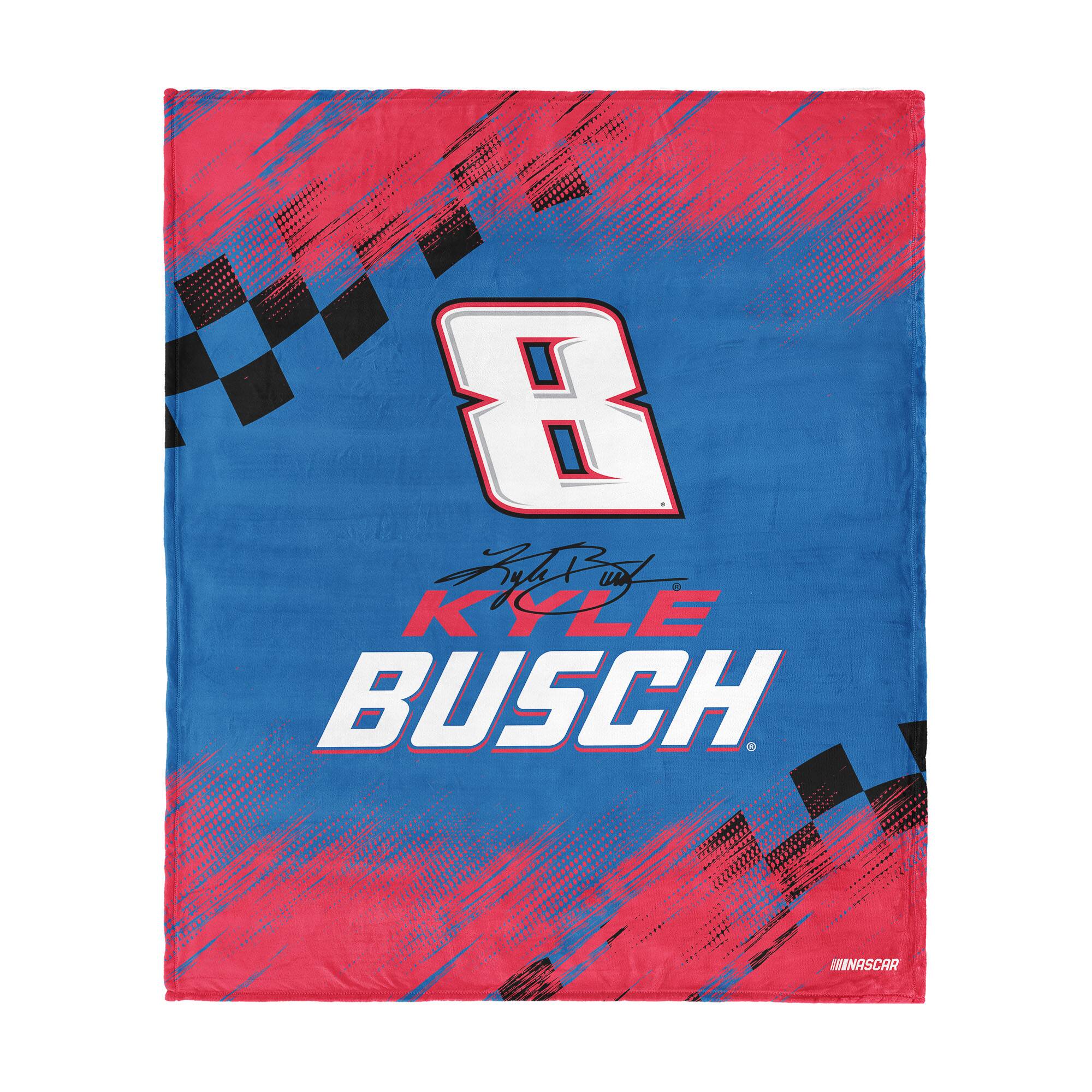 Northwest - Kyle Busch Silk Touch Throw Blanket - Multicolor