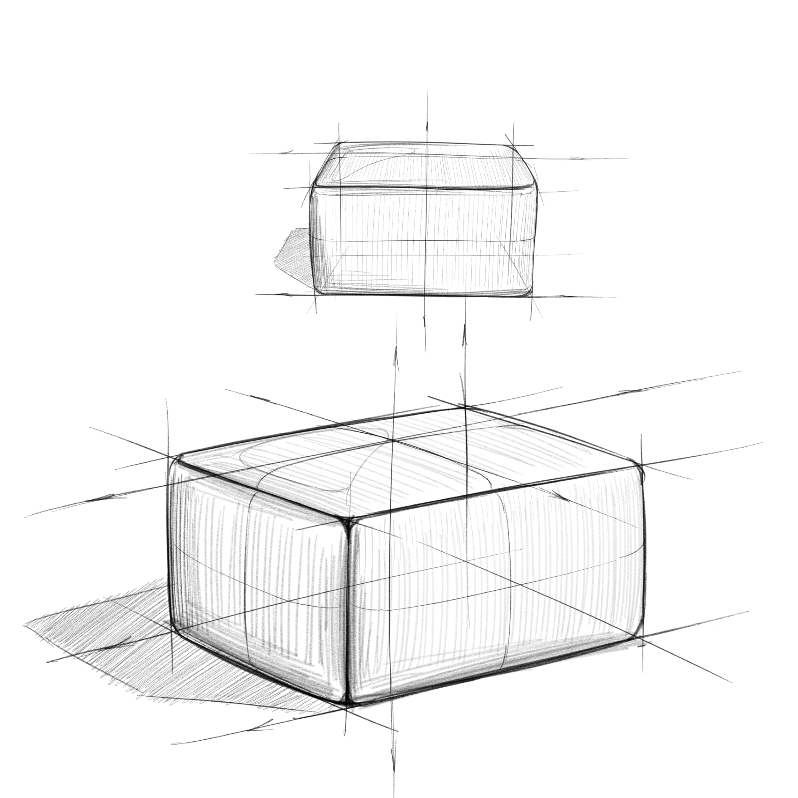 Alt View 5. JETRANSPORT - Nate 20-inch Wide Square Pouf Patterned Teal Melange Handwoven Boho-style Cotton Ottoman Footrest Extra - Patterned Maroon Melange Cotton Pouf.