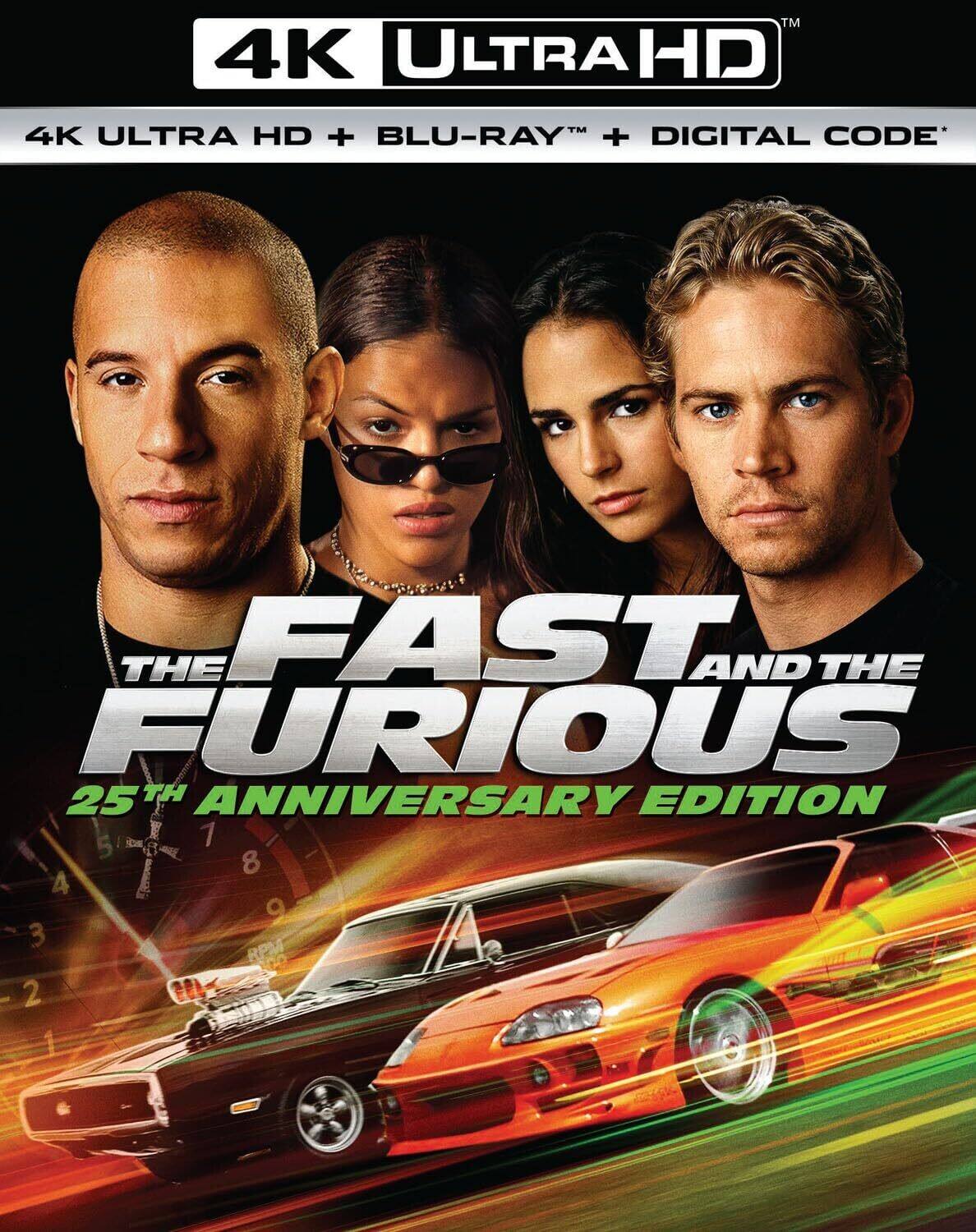 The Fast and the Furious (25th Anniversary Edition)   - 4K Blu-Ray [Standard] [4K Ultra HD Blu-ray]