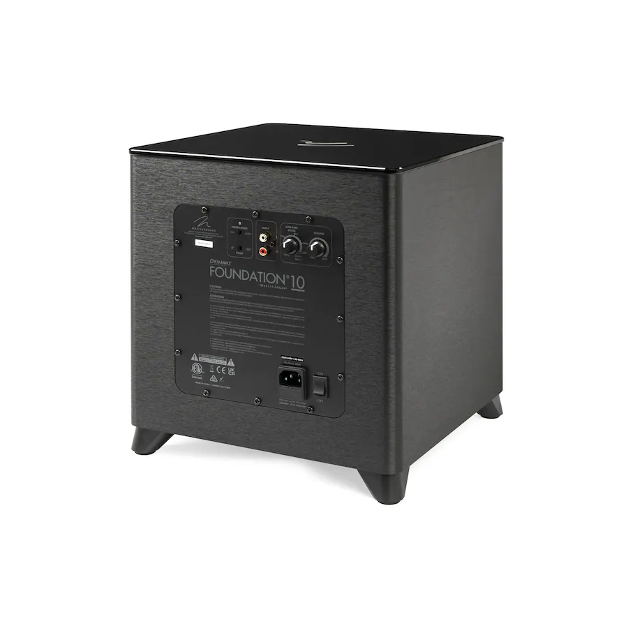 MartinLogan Dynamo Foundation 10, 10” Sealed, Powered Subwoofer, with ...