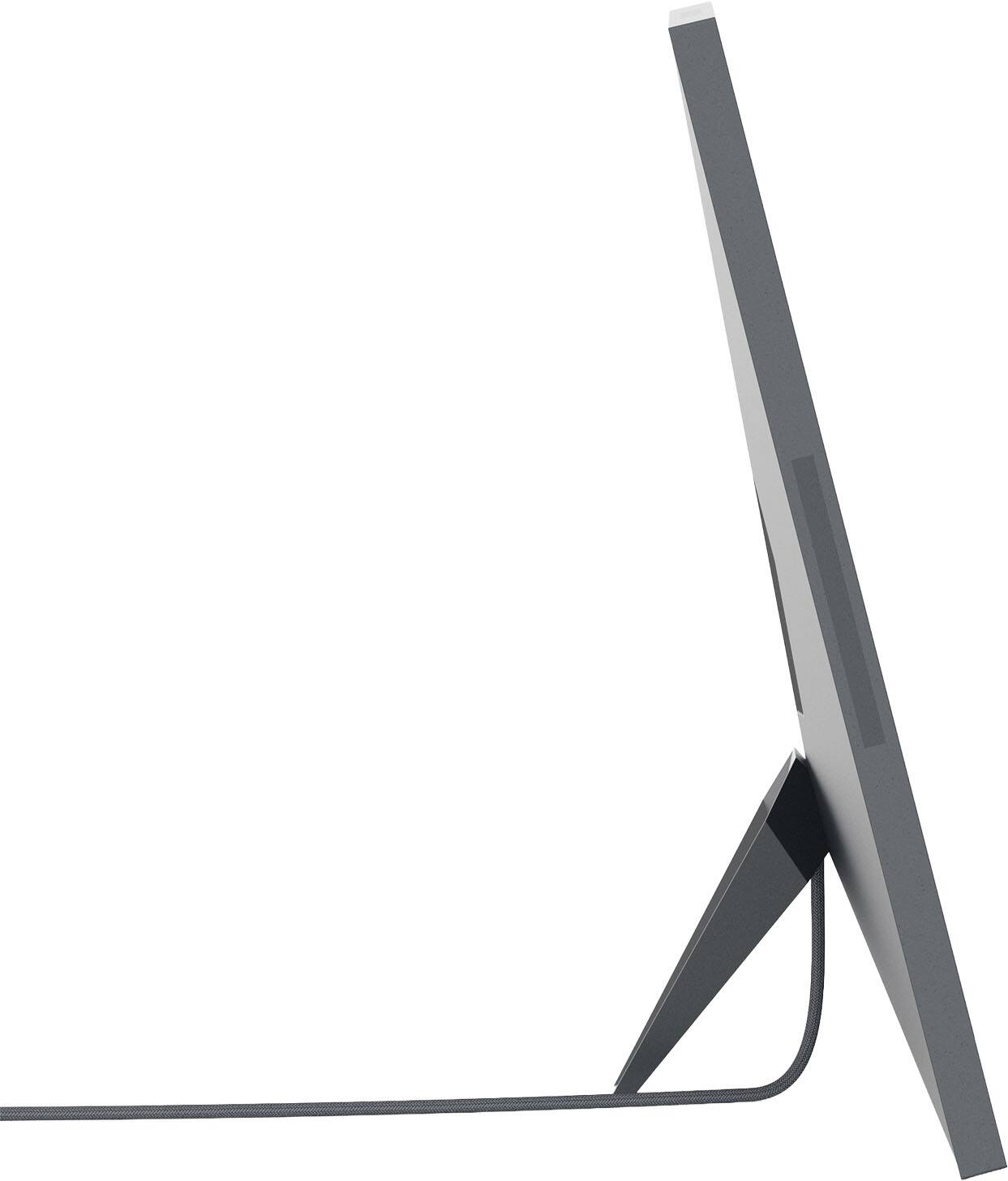 Left. Aura Home - Aura Aspen 12" Digital Wifi Photo Frame- Carbon with Paper Mat - Carbon (Dark).