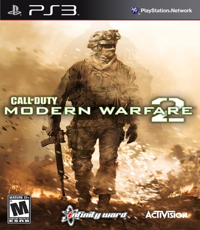 PS3
PlayStation Network
CALL OF DUTY MODERN WARFARE 2
MATURE 17+
CONTENT RATED BY ESRB
Infinity Ward
Activision - M (Mature 17+)