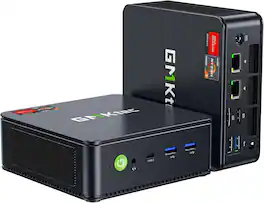 GMKtec - M6 Ultra Gaming Mini PC Ryzen 7640HS (Upgraded 6800H) 16GB DDR5 512GB SSD Desktop Computers Office Home Dual NIC