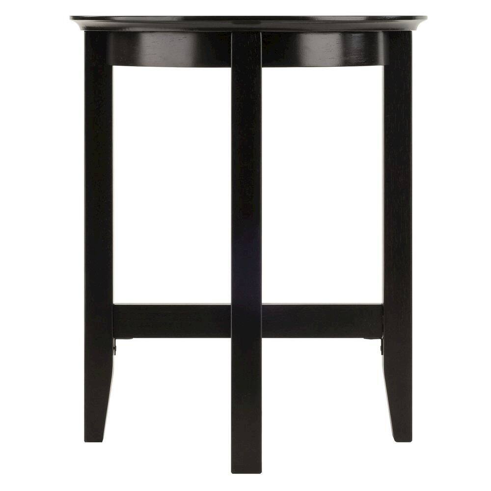 Alt View 1. FurniFact - Square End Table - Espresso.