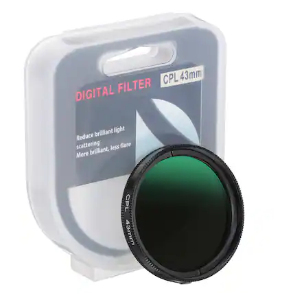 CPL 43mm DIGITAL FILTER
Reduce brilliant light scattering
More brilliant, less flare