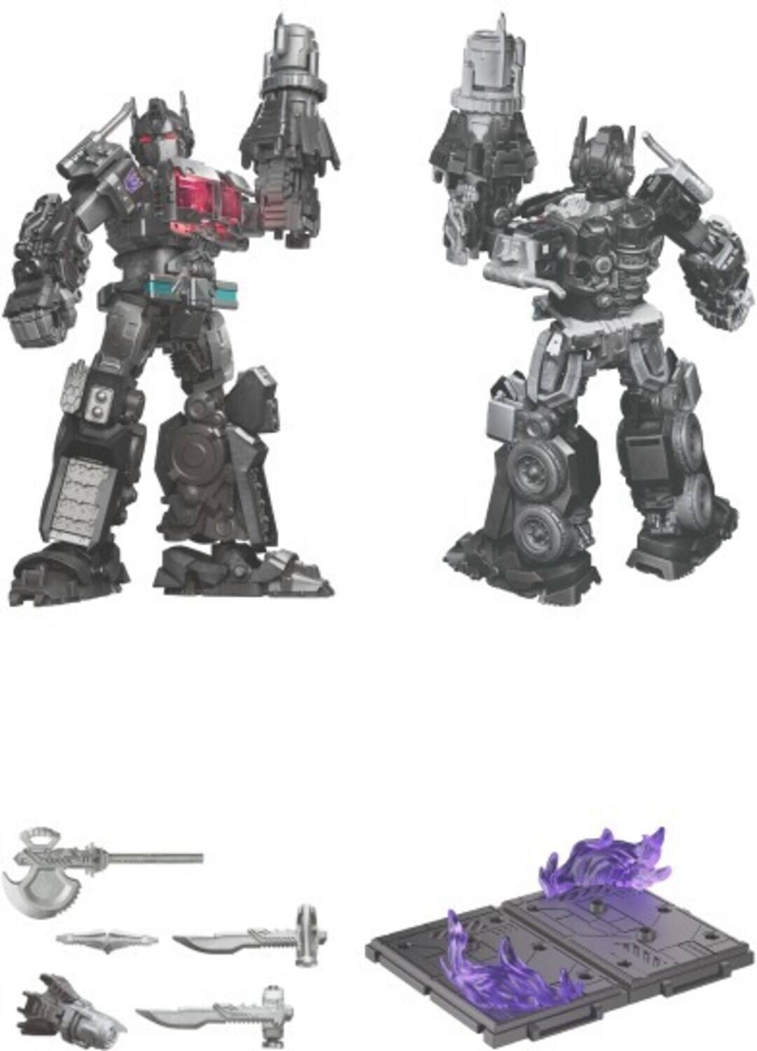 Alt View 4. PopMarket - Blokees - Transformers - Classic Class - 08: Nemesis Prime (Rise of the Beasts) Model Kit   - COLLECTIBLES - Multicolor.