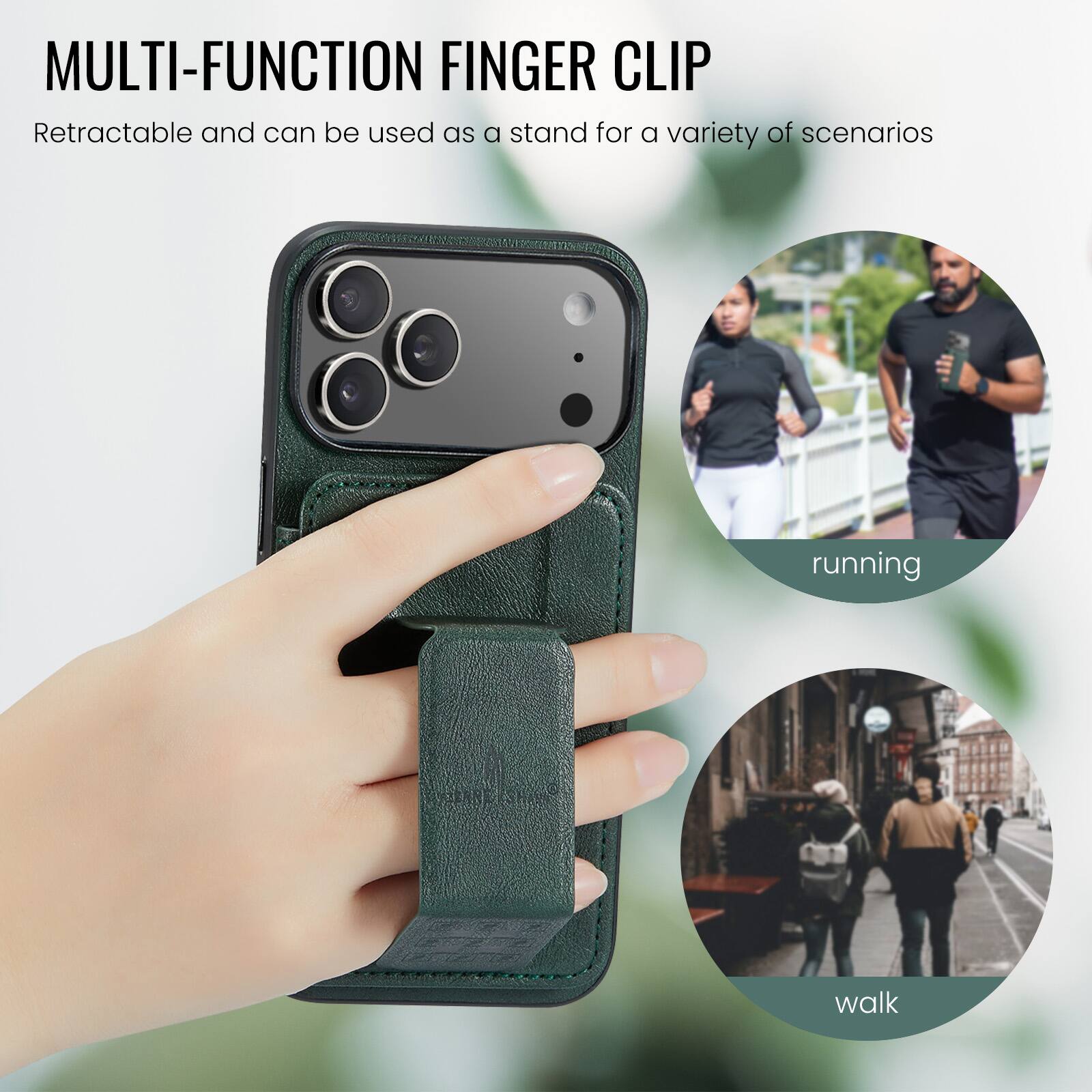 MULTI-FUNCTION FINGER CLIP

Retractable and can be used as a stand for a variety of scenarios

running

walk