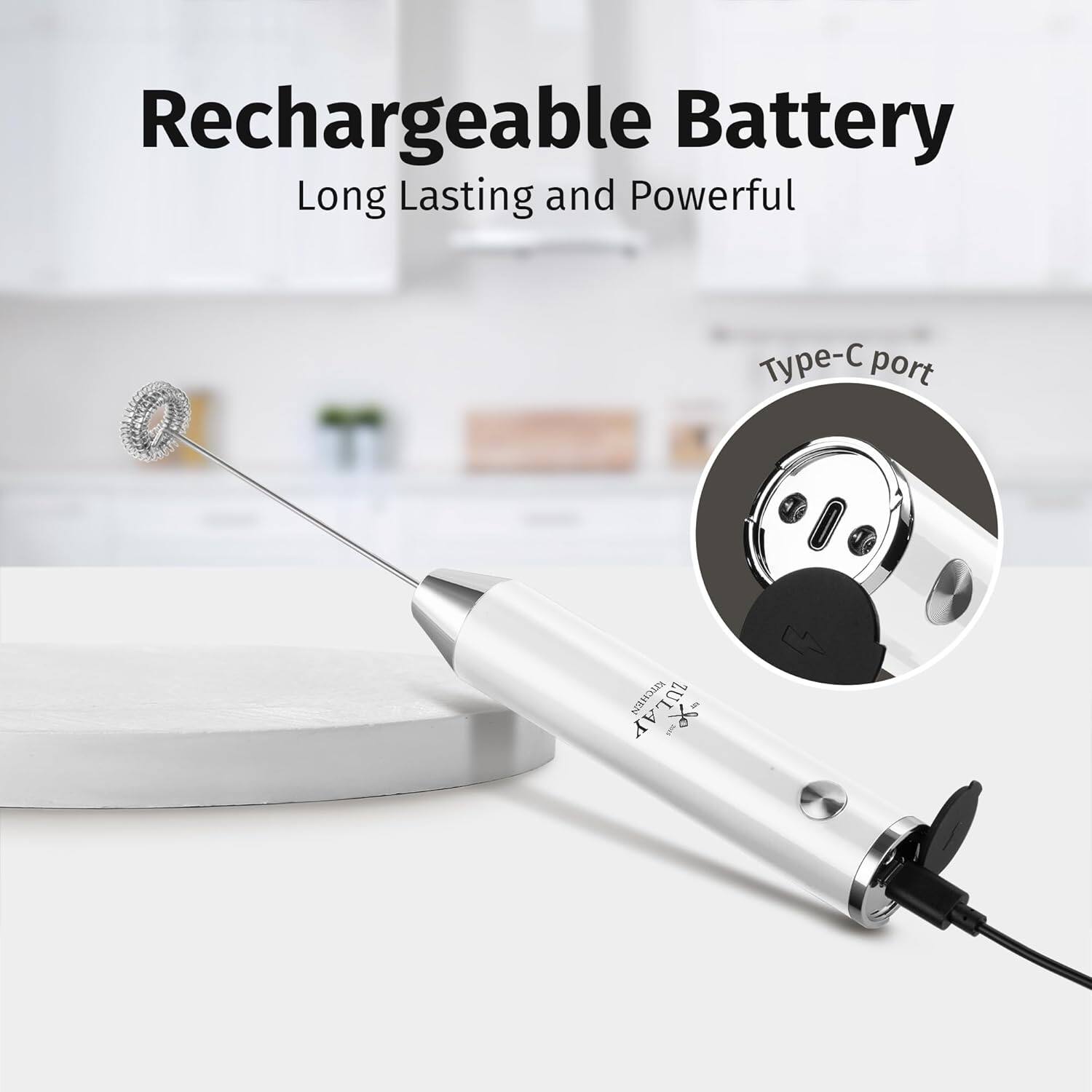 Rechargeable Battery
Long Lasting and Powerful
Type-C port