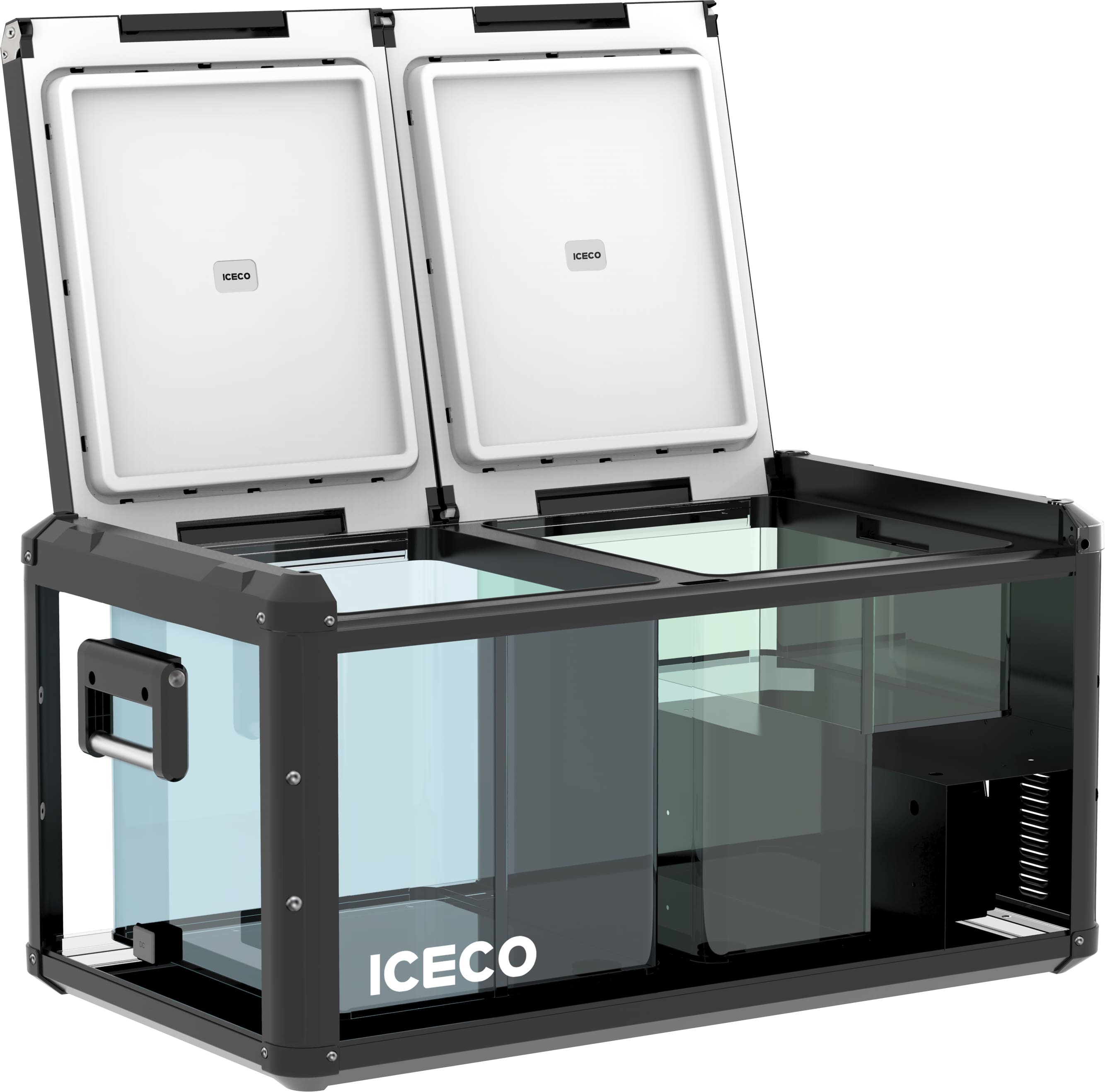 ICECO VL90 Pro Dual Zone 95QT Portable Cooler Black MC-VL90PROD