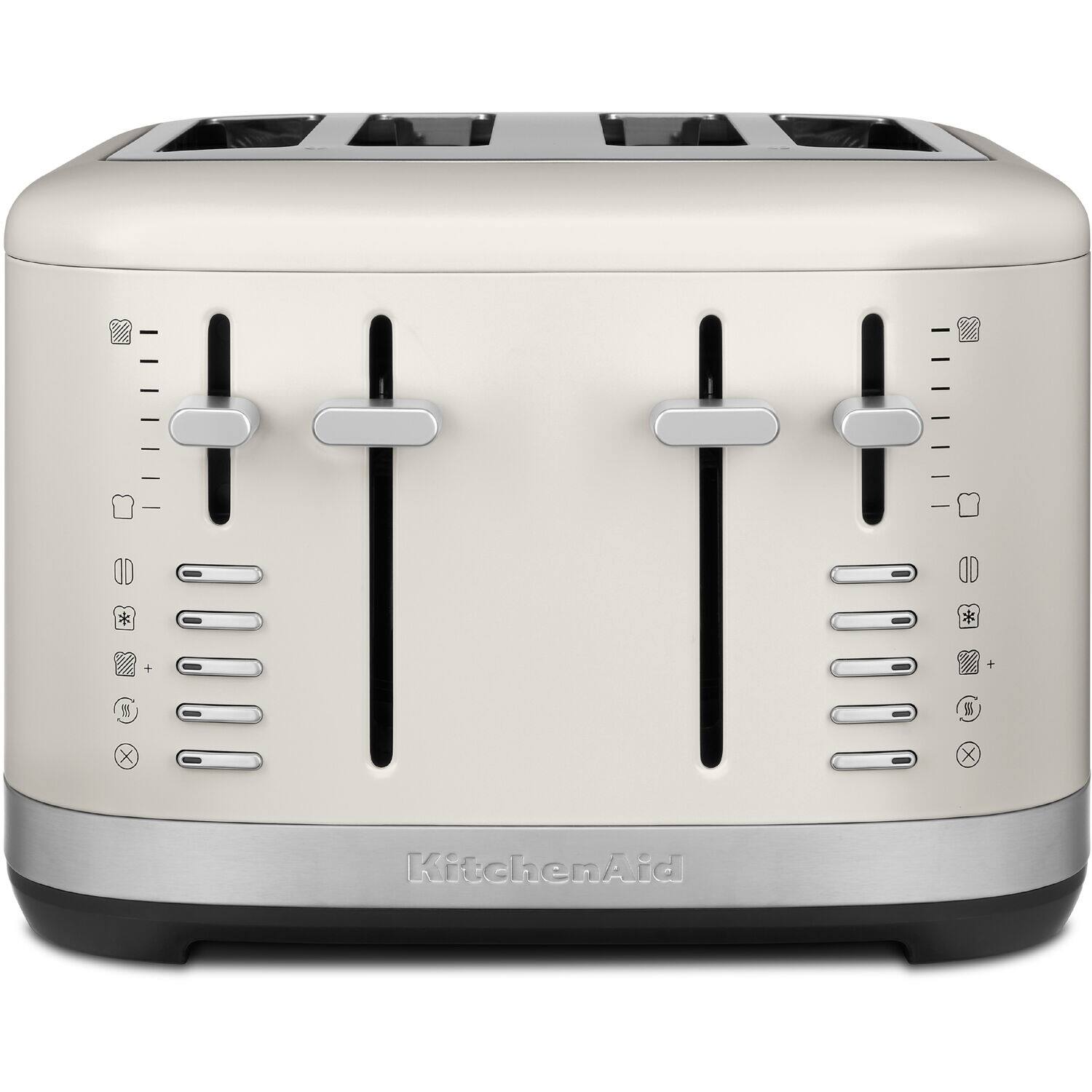 Alt View 2. KitchenAid - 4 Slice Programmable Toaster, 120V, Porcelain White - Porcelain White.
