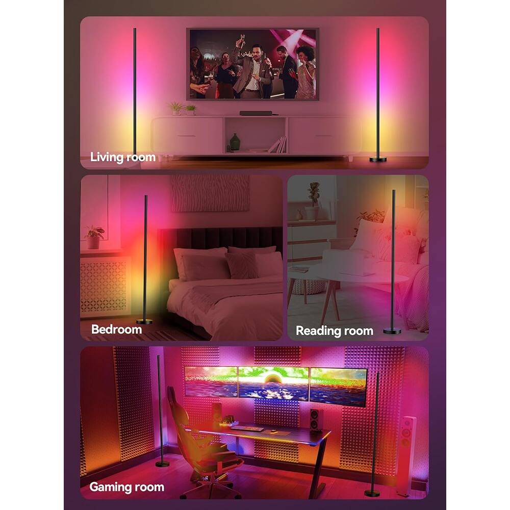 Living room  
Bedroom  
Reading room  
Gaming room