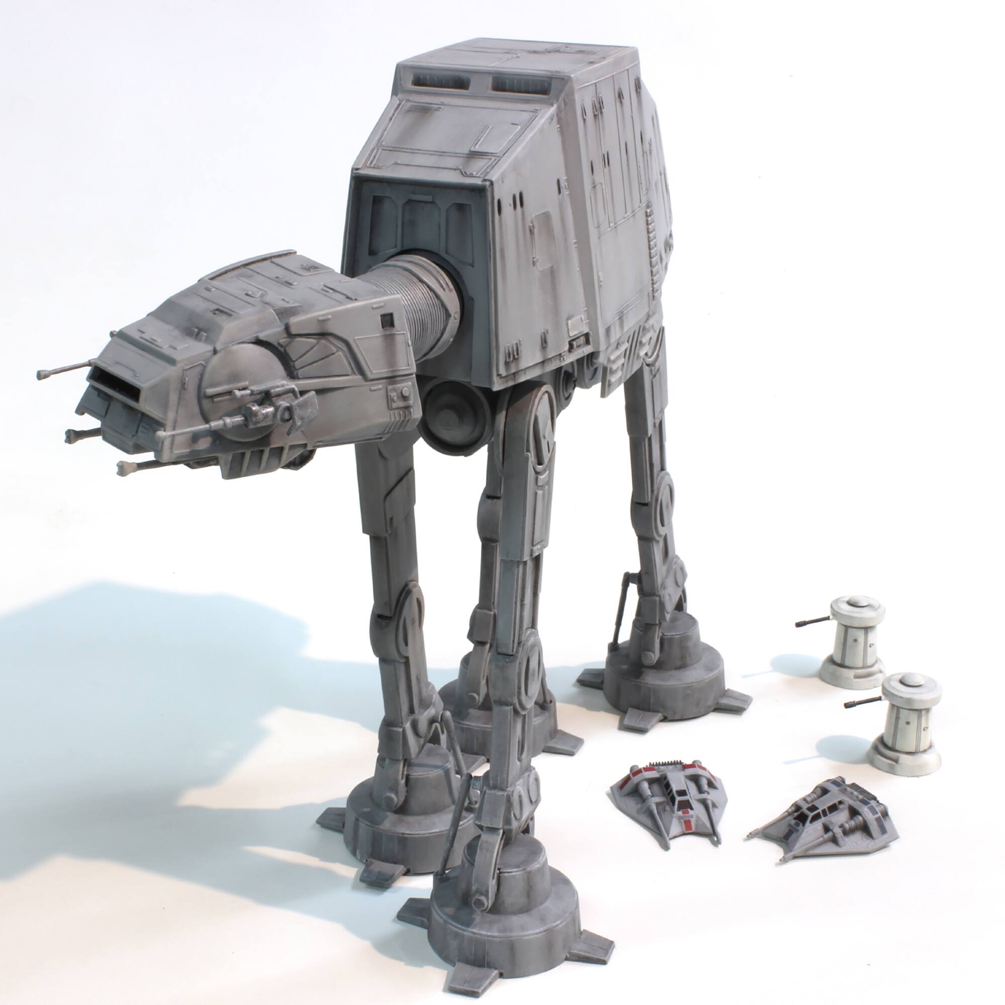 Left. Round2 - Round2 - MPC: Star Wars The Empire Strikes Back AT-AT 1:100 Scale Model Kit, 77 Parts.