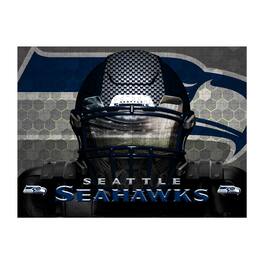 Sporticulture - Seattle Seahawks 18" x 24" 3D Facemask Puzzle - Multicolor