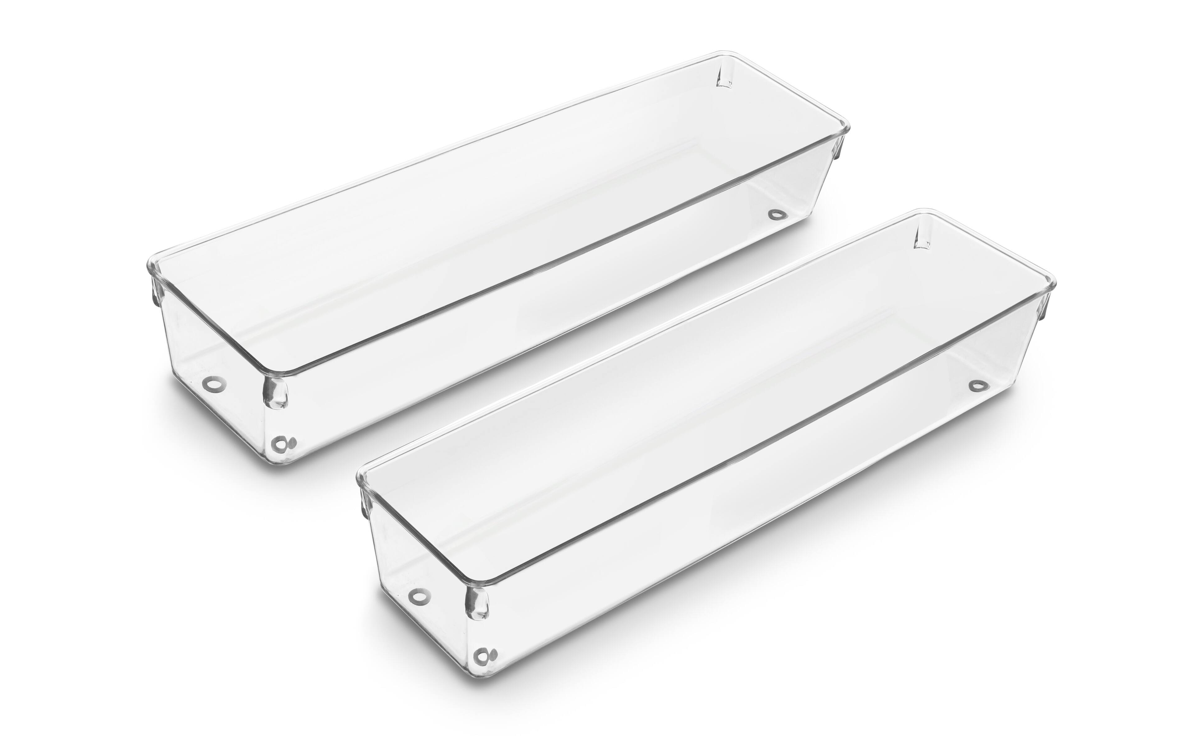 Angle. Sorbus - Sorbus Drawer Organizer Set - Clear.