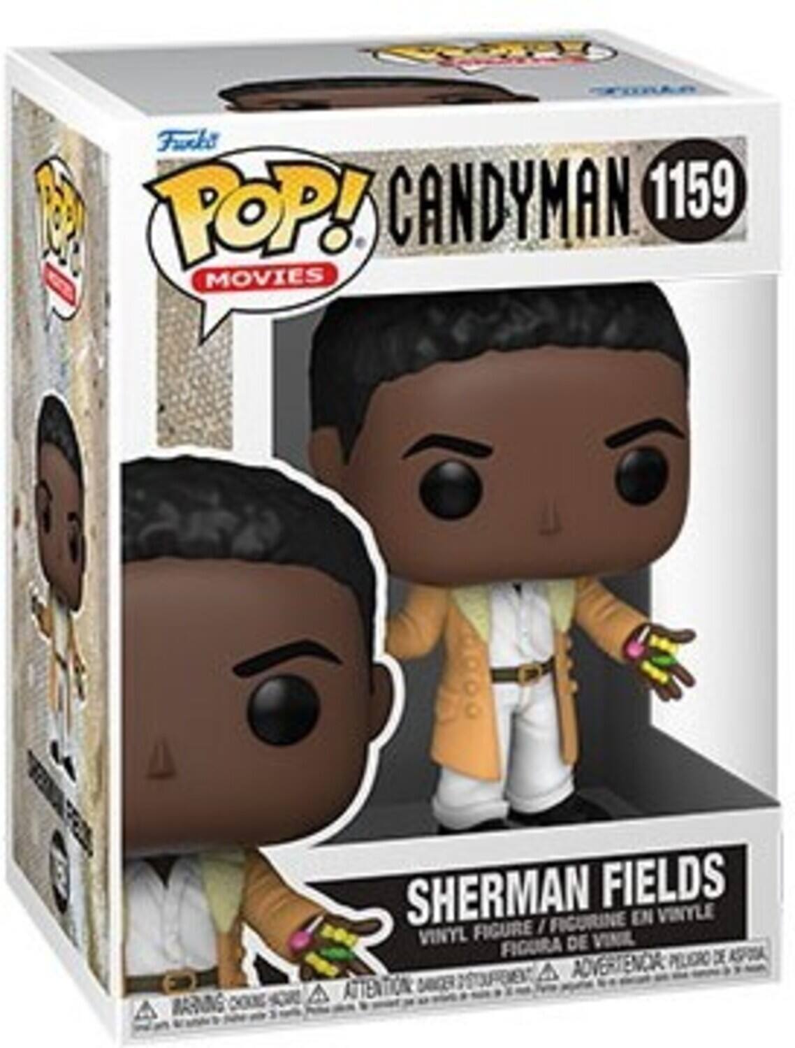 Fuck's POP! CANDYMAN 1159 MOVIES BARNING SHERMAN FIELDS FIGURINE EN VINYLE FIGURE  VINYL DE VINI FIGURA DE ASFOA AOVERTENCA PELERO ATTENTICA POPE SO00 A