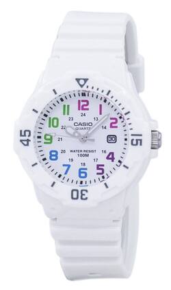Casio - Enticer Analog White Dial LRW-200H-7BVDF LRW200H-7BVDF Women's Watch - Silver