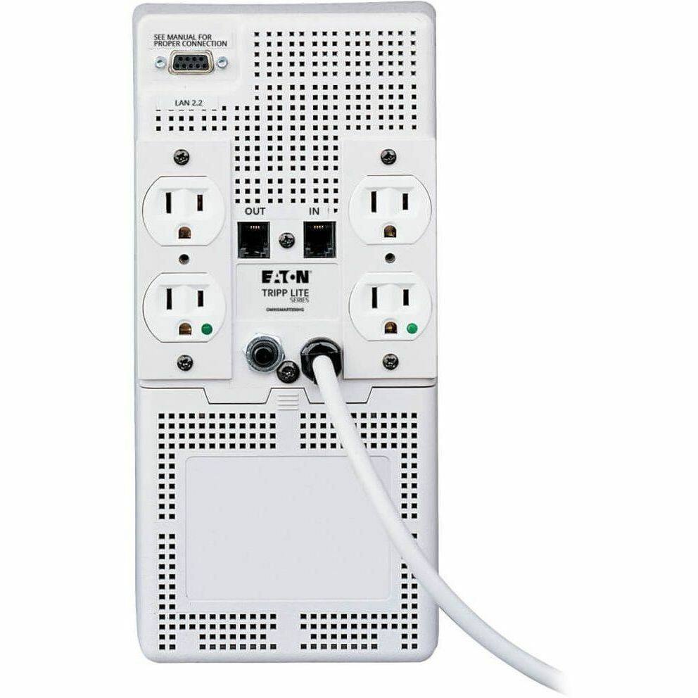 SEE MANUAL FOR PROPER CONNECTION

LAN 2.2

OUT IN

E-T-N TRIPP LITE SERIES

TRIPP LITE