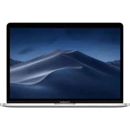 Front. Apple - Apple MacBook Pro 13.3" Certified Refurbished - Touch Bar/ID - Intel Core i5 1.4GHz with 8GB Memory - 128GB SSD (2019) - Silver.