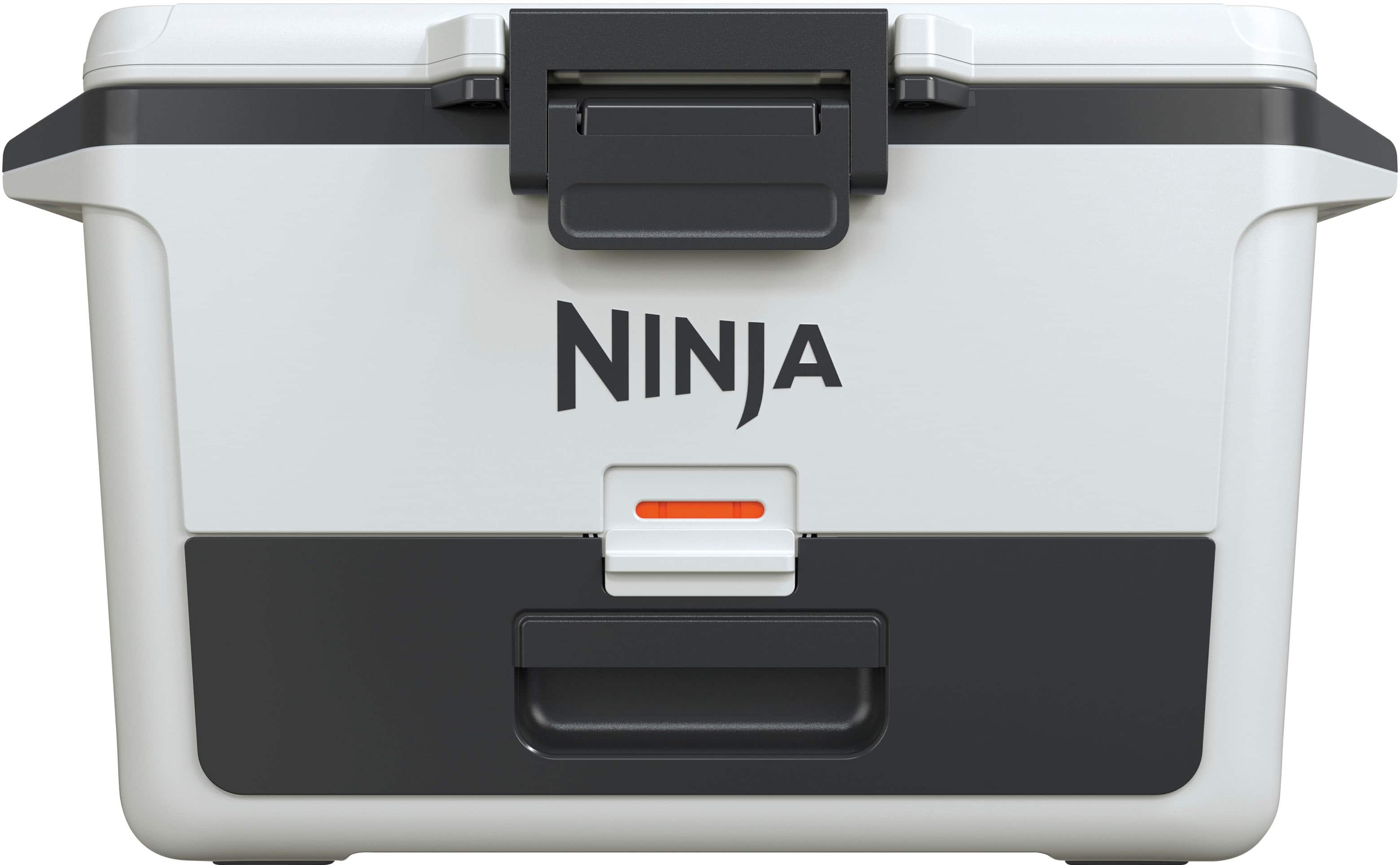 Front. Ninja - FrostVault 50qt Hard Cooler with Dry Zone - Cloud White.