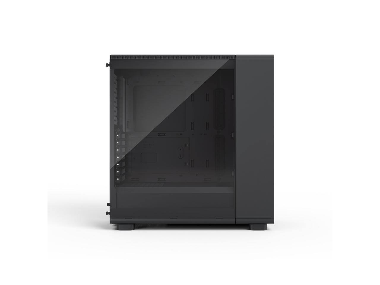 Alt View 7. Fractal Design - Fractal Design Epoch Black RGB - Tempered Glass, High Airflow, Mesh Front, 3 RGB Fans, Spacious ATX/mATX/ITX Case - Black.