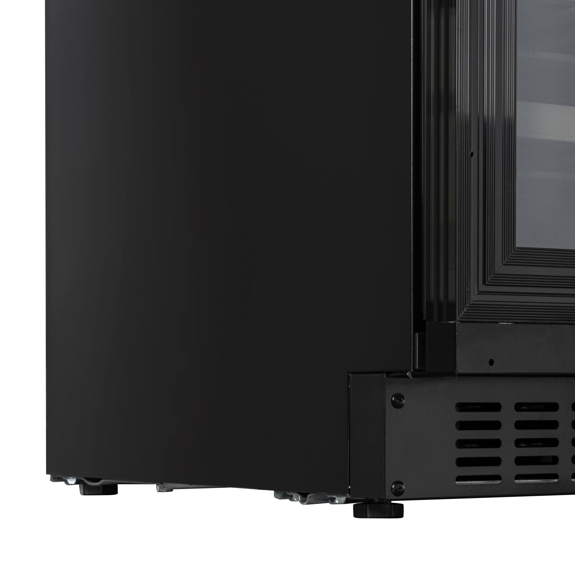 Alt View 7. Koolmore - KoolMore Reserve 24 in. Under-Counter Panel Ready Dual Zone Built-in Wine Cooler with 45 Bottle Capacity. Wooden Shelves - Black.