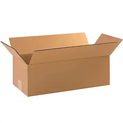 Front. Partners Brand - 18" x 8" x 4" Shipping Boxes, 25/Bundle (1884) - Kraft.