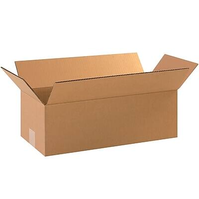 Front. Partners Brand - 18" x 8" x 4" Shipping Boxes, 25/Bundle (1884) - Kraft.