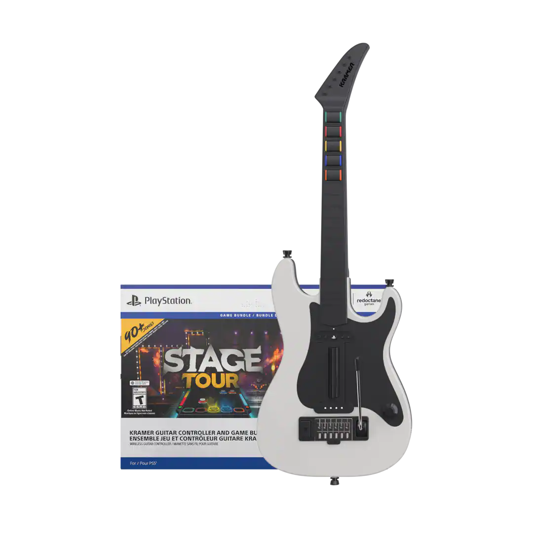 stage tour game kramer wireless guitar controller bundle playstation 5