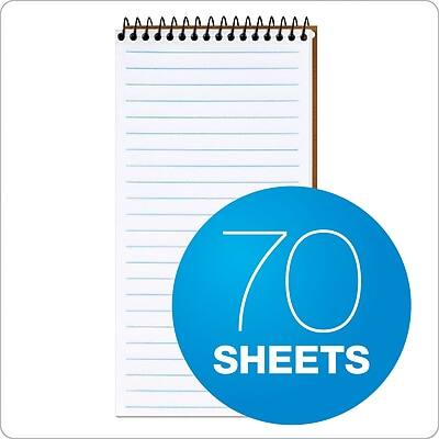 Alt View 3. TOPS - Second Nature Reporter's Notebook, 4" x 8", Gregg Ruled Colors, 70 Sheets/Pad  - Assorted.