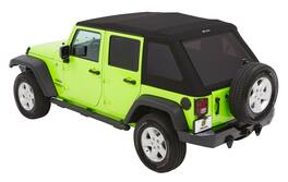 Bestop - Trektop Glide - Jeep '07-18 Wrangler JK 4-Door (Premium Blk Twill) - Black