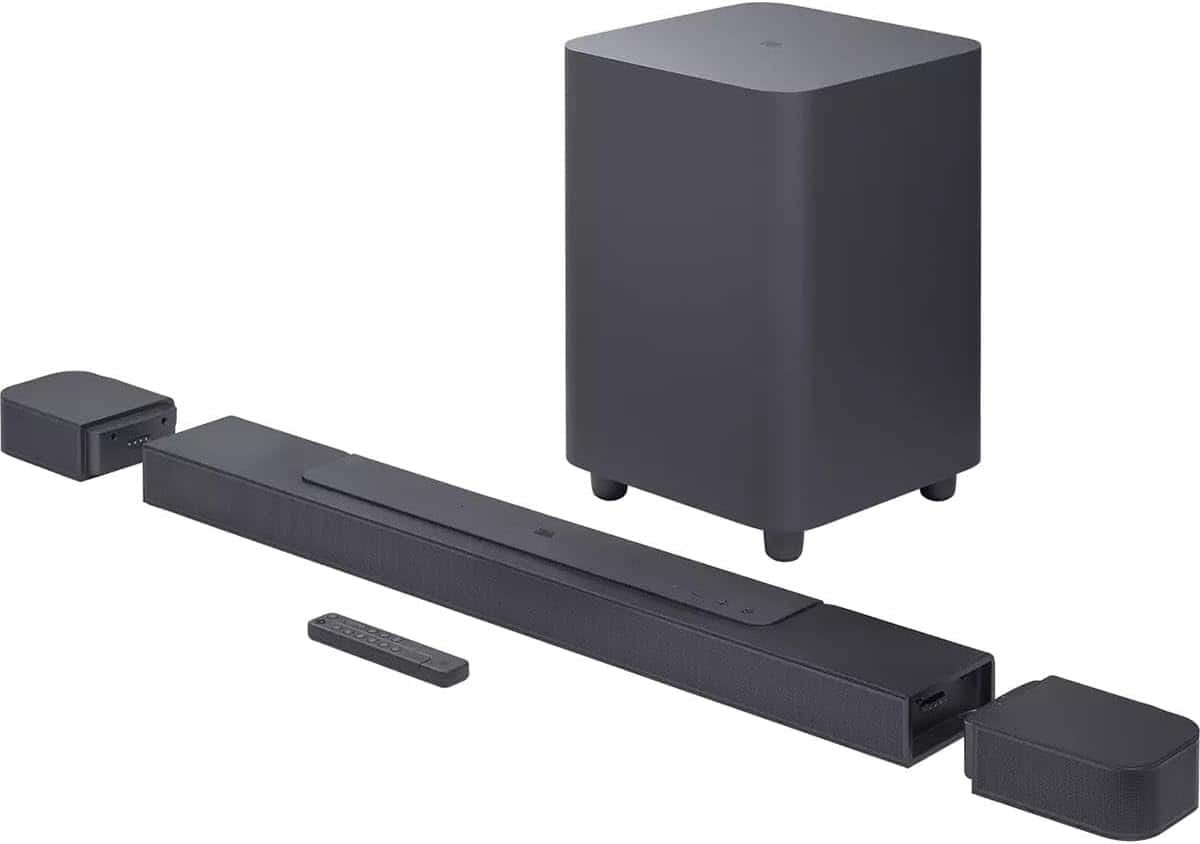 Front. JBL - JBL Bar 700: 5.1-Channel soundbar with Detachable Surround Speakers and Dolby Atmos? - Black.