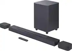 Front. JBL - JBL Bar 700: 5.1-Channel soundbar with Detachable Surround Speakers and Dolby Atmos? - Black.