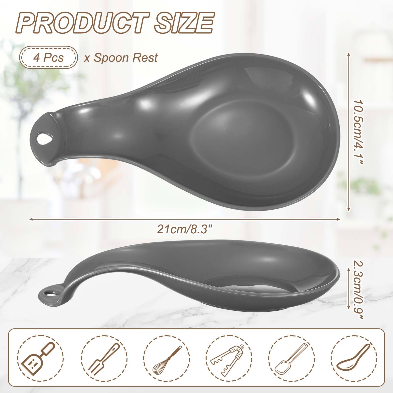 PRODUCT SIZE

4 Pcs x Spoon Rest

10.5cm/4.1"  
21cm/8.3"  
2.3cm/0.9"
