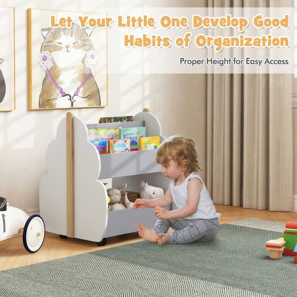 Let Your Little One Develop Good Habits of Organization  
Proper Height for Easy Access