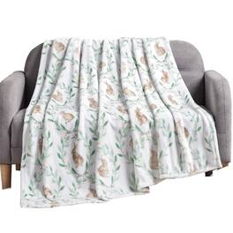 Noble House - Plazatex Jas plush Decorative Warm and Comfortable Machine Washable Throw 60" x 70" - White
