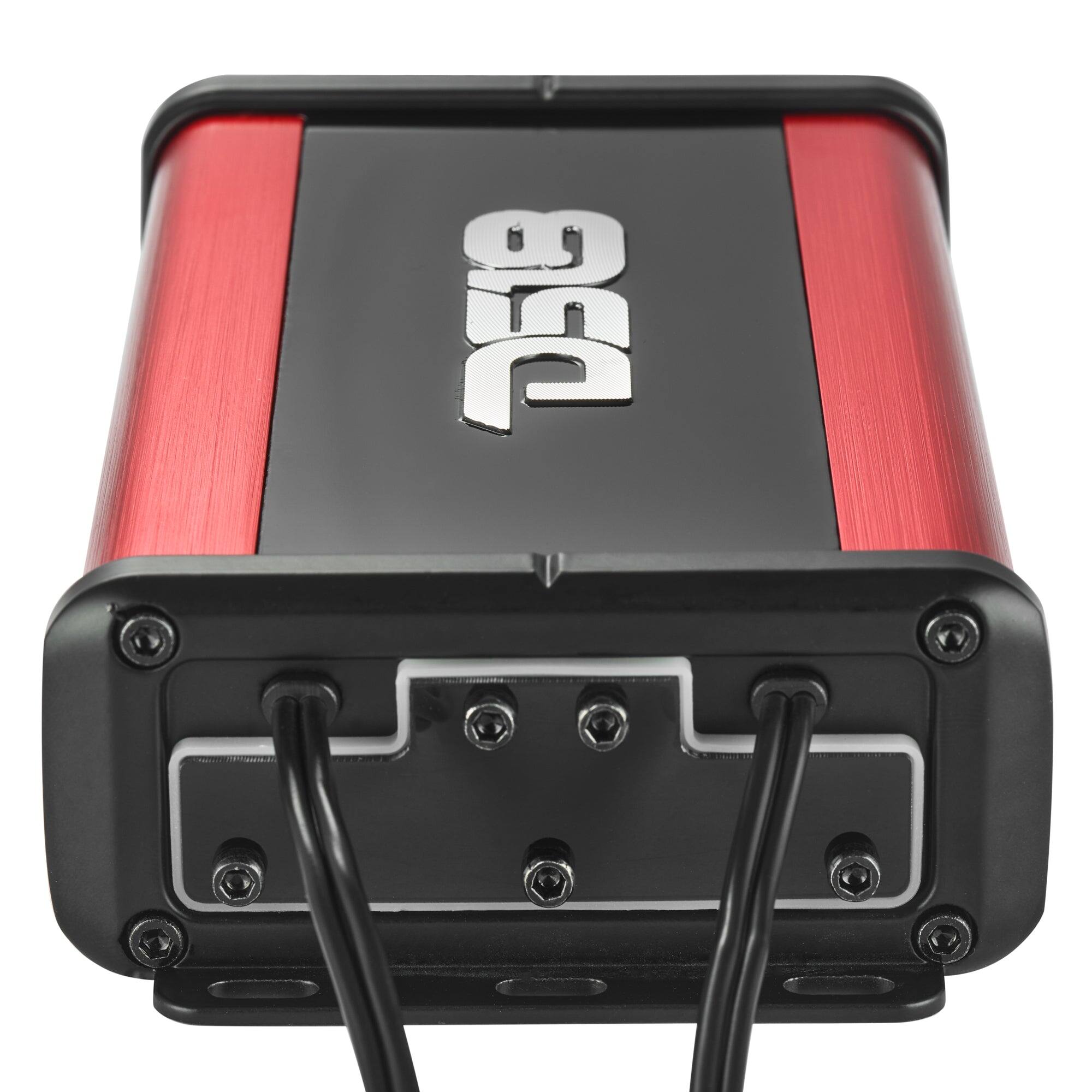 Angle. DS18 Audio - NXL-N 4-Channel Class D Nano Car Amplifier with Marine Rating, 4 x 100W RMS at 4 Ohm - Black/Red.