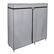 Front. Honey-Can-Do - 60In Wide Double Door Portable Wardrobe Closet - Gray.