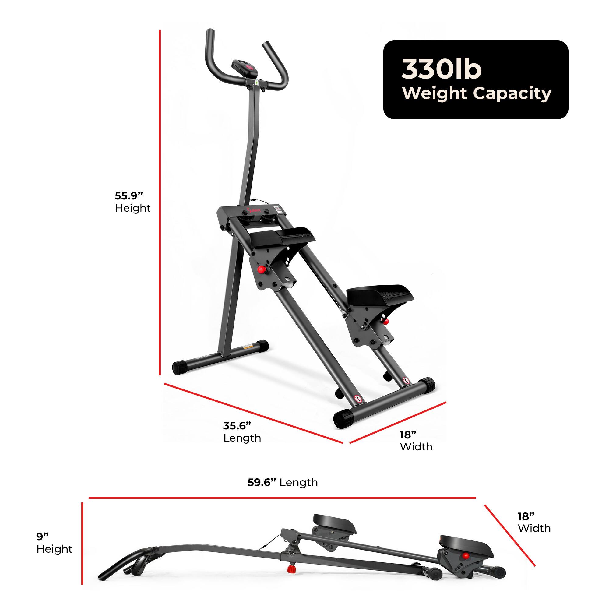 330lb Weight Capacity  
55.9" Height  
35.6" Length  
59.6" Length  
9" Height  
18" Width  
18" Width