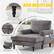 HIGH QUALITY AND STABLE SUPPORT
- Modern gourd legs
- Thickened cushions
- Wide backrest