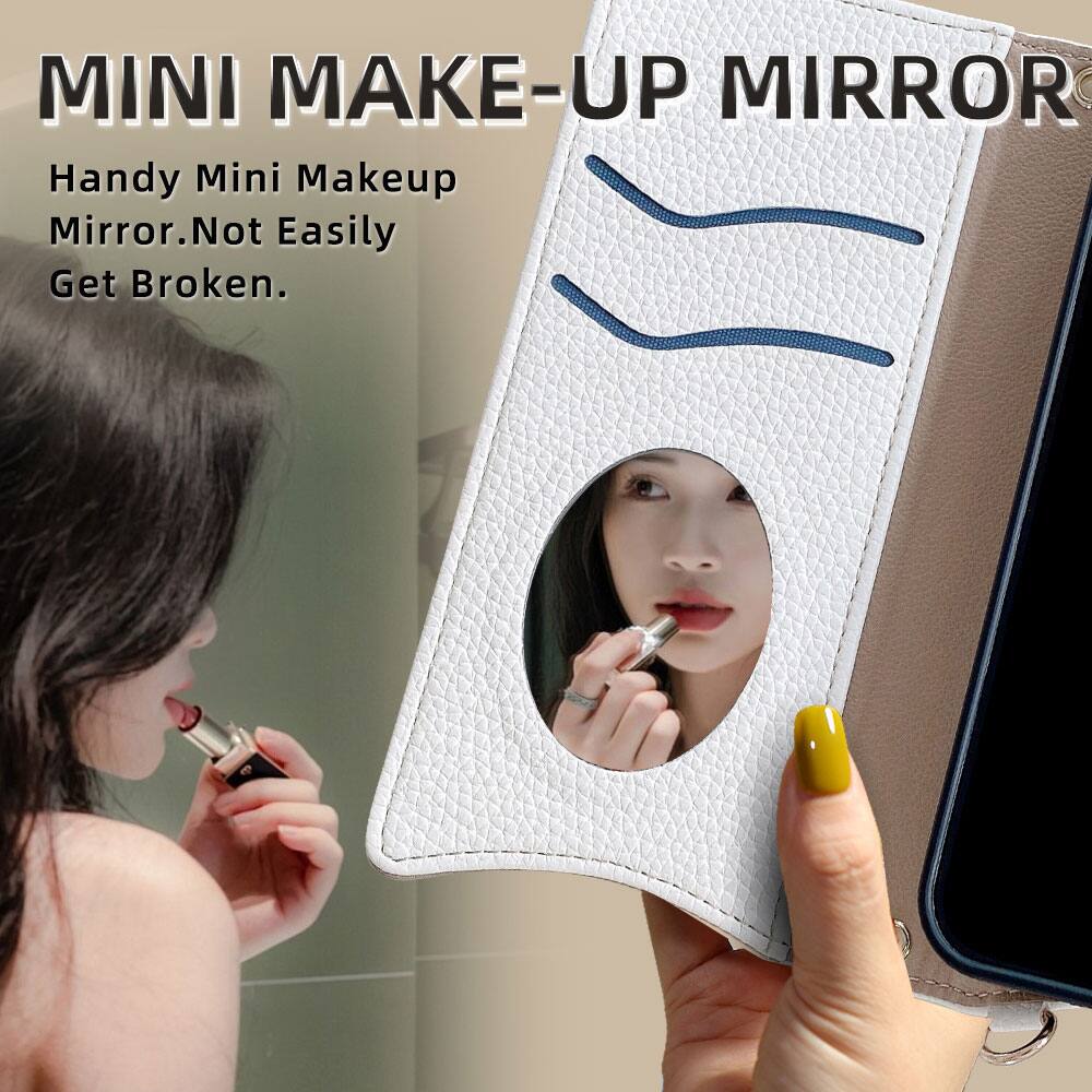 MINI MAKE-UP MIRROR  
Handy Mini Makeup Mirror. Not Easily Get Broken.