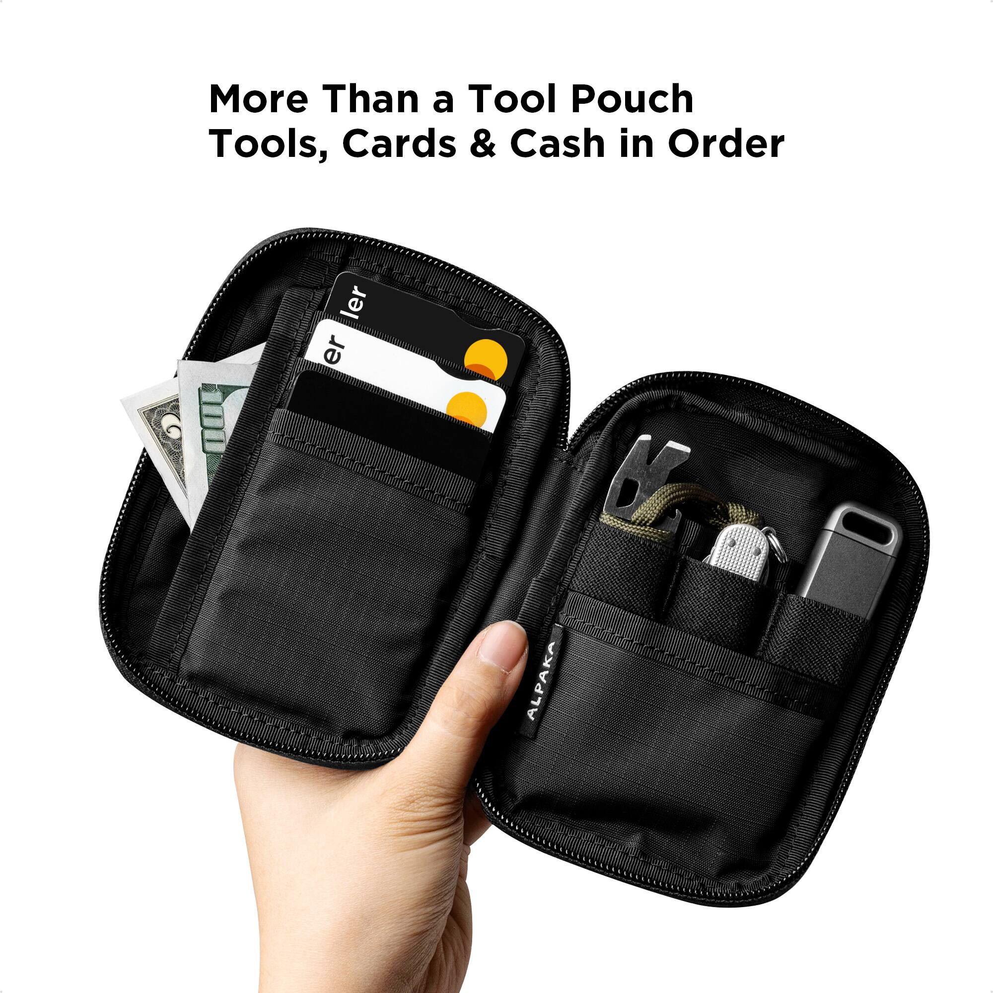 More Than a Tool Pouch  
Tools, Cards & Cash in Order