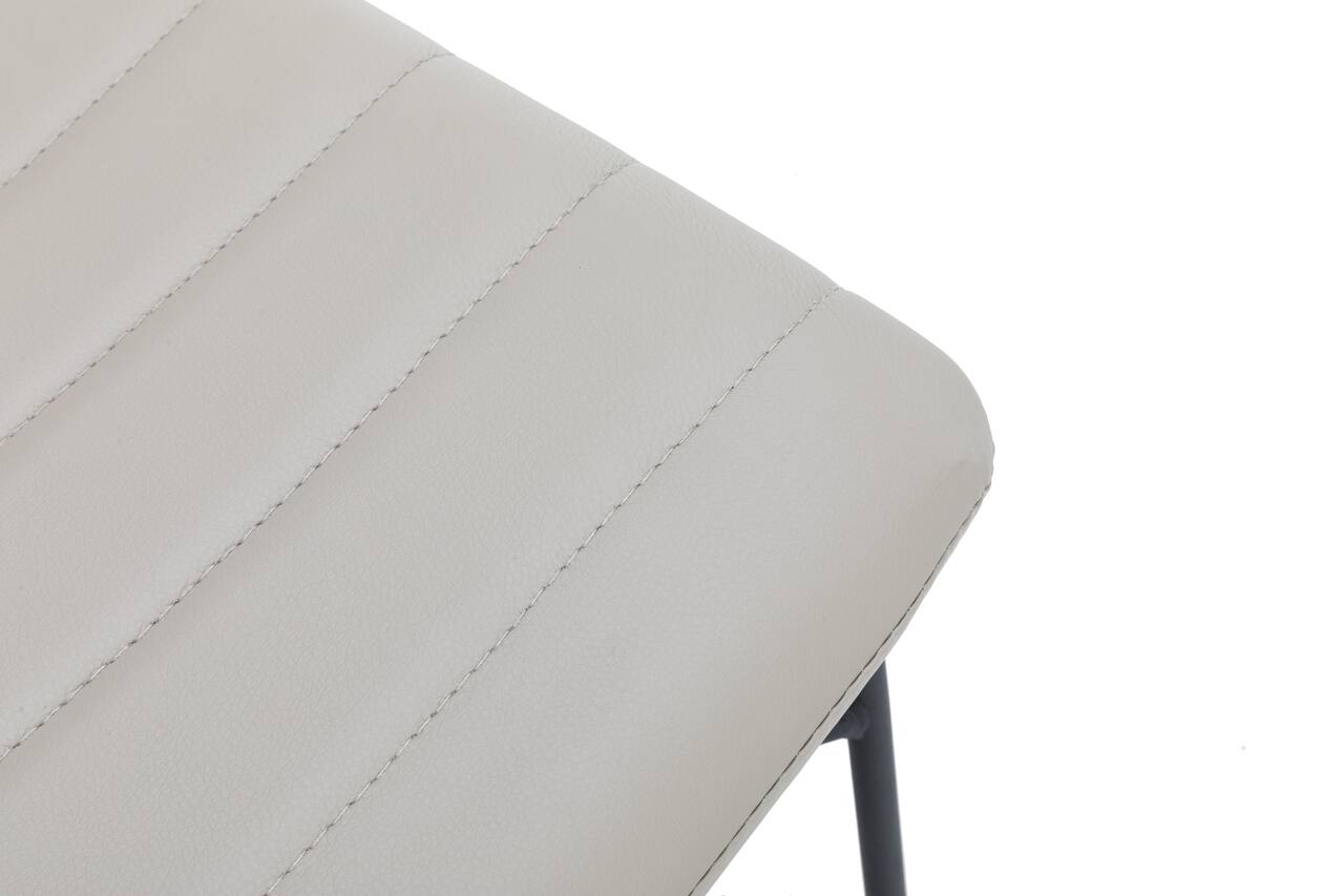 Alt View 8. LeisureMod - Zylar Office Guest Chair with PU Leather, Foam Cushion & Stainless Steel Base - Tan.