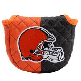 Team Golf - Cleveland Browns Quilted Mallet Putter Cover - Multicolor