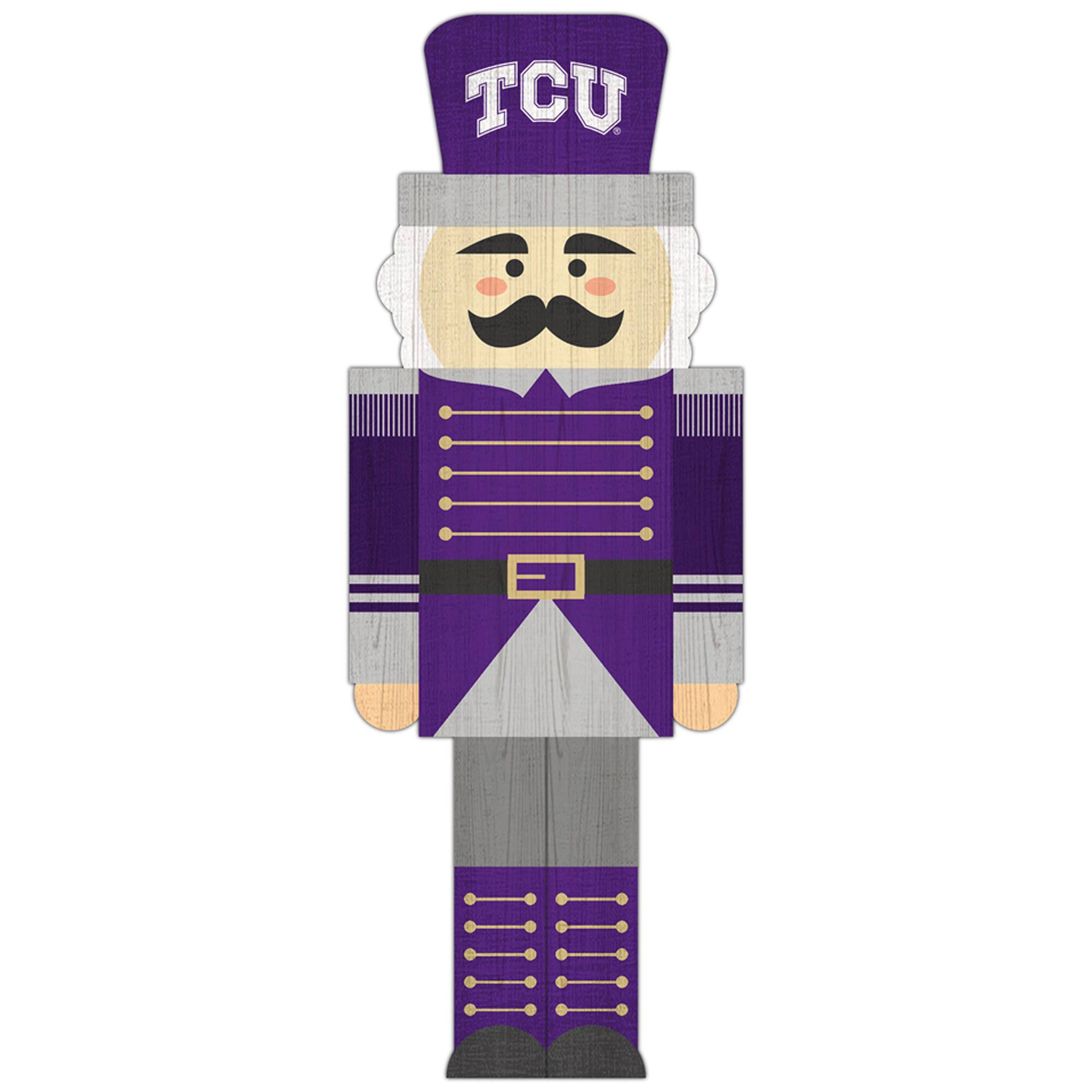 TCU Horned Frogs 31'' Nutcracker Leaner