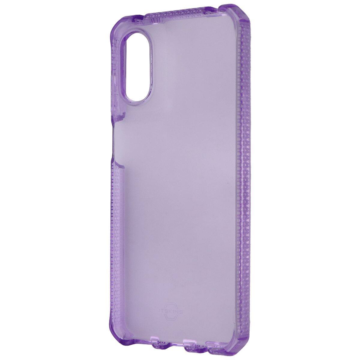 Front. Itskins - ITSKINS Spectrum_R Clear Case for Motorola Moto G Play (2024) - Light Purple - Purple.