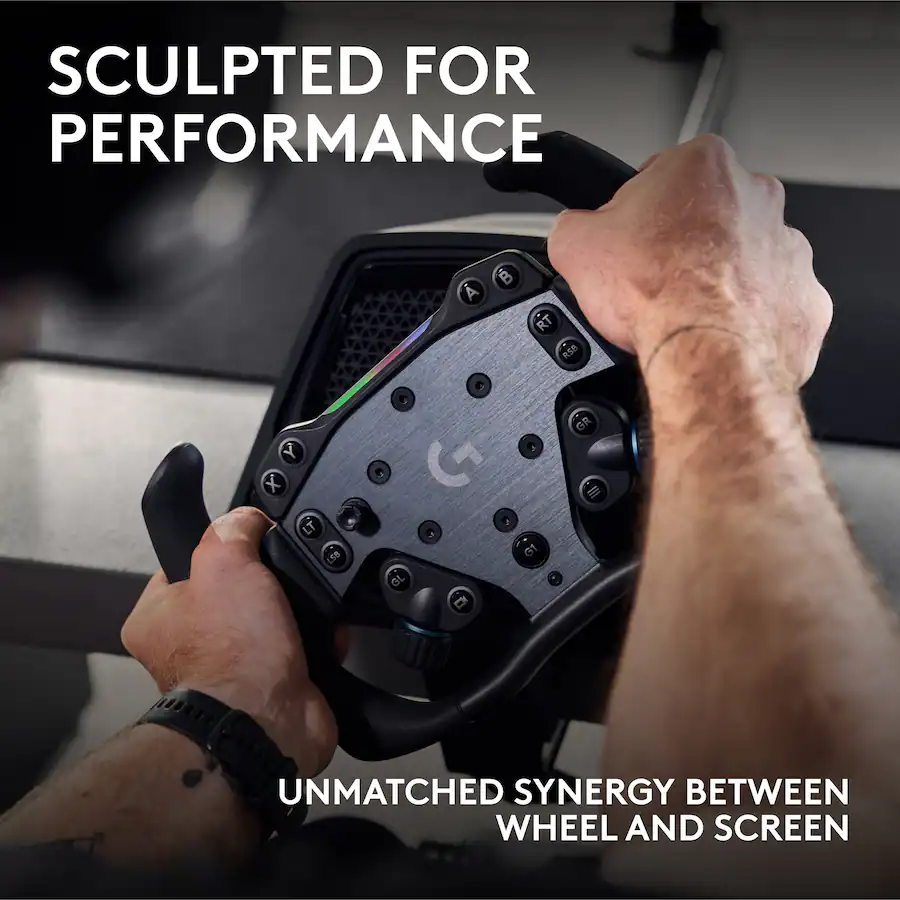 RS Track Wheel Universal Sim Racing Steering Wheel Compatible with ...