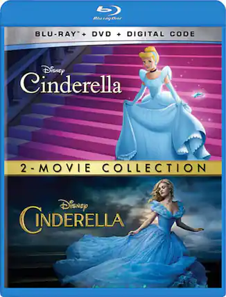 Front. Cinderella (1950) / Cinderella (2015) - BLU-RAY.