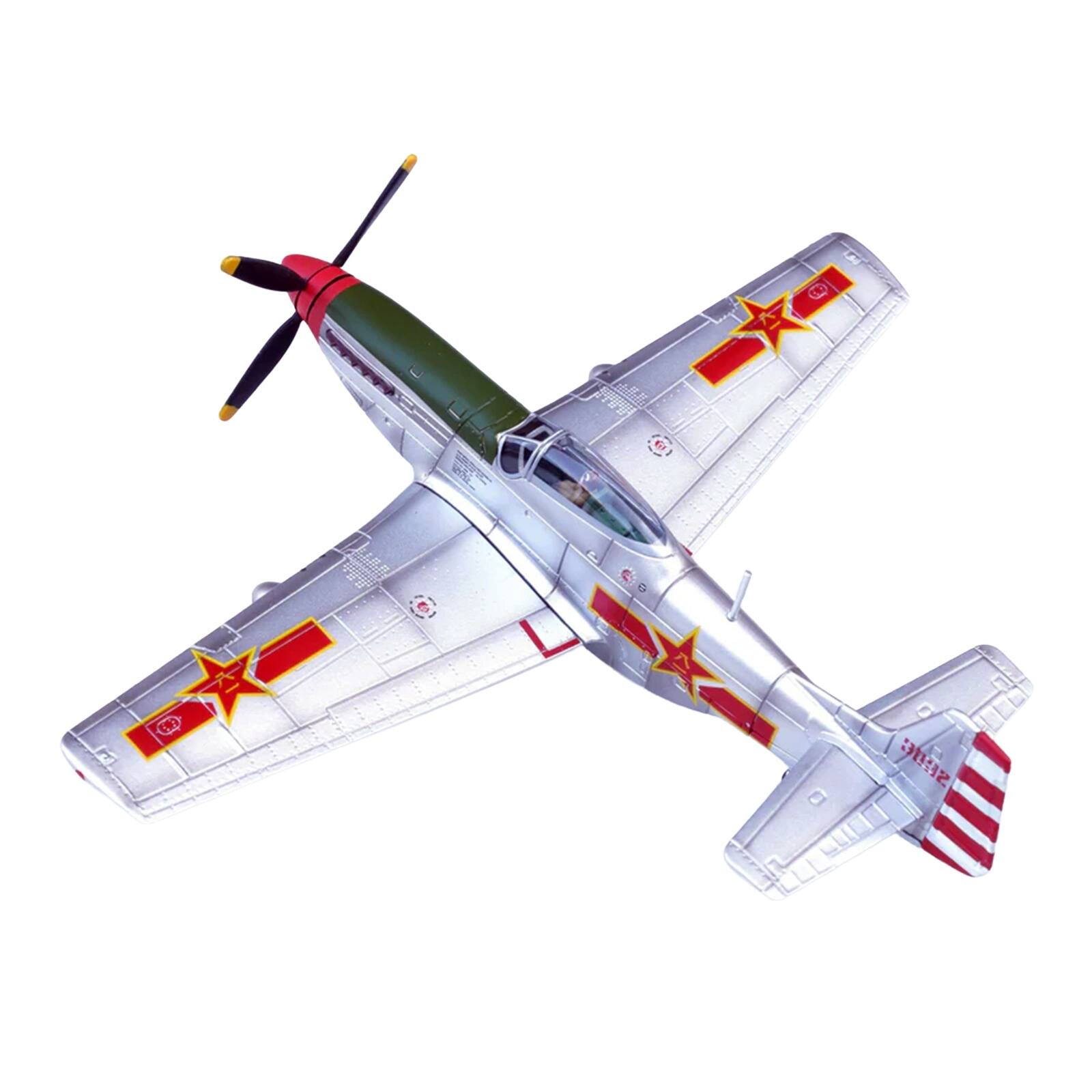 Alt View 2. Legion - North American P-51K Mustang Aircraft People's Liberation Army Air Force 1/72 Diecast Model Airplane by Legion.