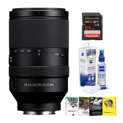 Sony FE 70 300mm f/4.5 5.6 G OSS E Mount Telephoto Zoom Lens Sony FE 70 300mm f/4.5 5.6 G OSS E Mount Telephoto Zoom Lens
